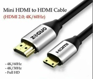 ［實體商店］相機合用 -- Mini HDMI to HDMI Cable, Mini HDMI 轉 HDMI
