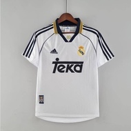 98-99 Real Madrid Home Away Retro Soccer Jersey Football R.CARLOS #3 1998 1999