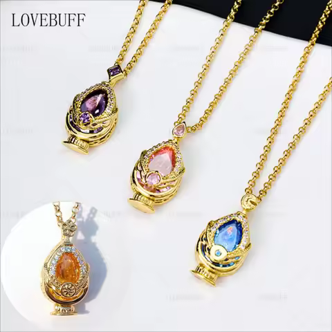 LOVEBUFF まどか☆マギカ Puella Magi Madoka Magica Soul Gem Inspired Pendant Necklace