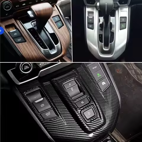 LHD For Honda CRV BREEZE 2017-2022 Interior Car Gear Shift Shifter Lever Knob Handle Cover Center Co