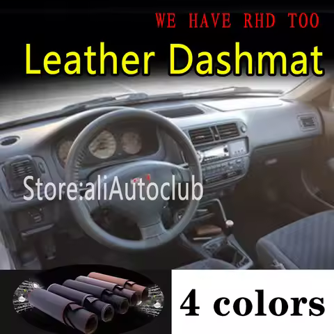 For Honda Civic Ballade Ferio EJ EK EM 1996 - 2000 Leather Dashmat Dashboard Cover Dash Mat Sunshade