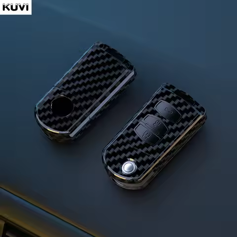 ABS Carbon Fiber Car Flip Key Case Cover For Mazda 2 3 5 6 8 CX7 CX-7 CX5 CX-5 CX9 CX-9 MX5 MX-5 M6 