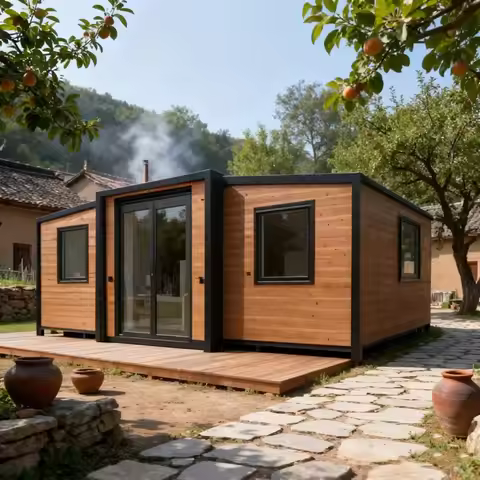 Customized 20FT Extendable Container Coffee Shop 40FT Prefabricated Container Homes Expandable Conta