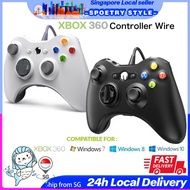 【SG SELLER】Xbox 360 Controller Wire Xbox 360/PC/Android Wired Controller Joystick Gamepad for Xbox 3