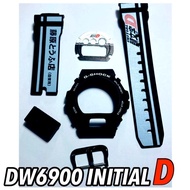 RM149 ONLY ! BNB DW6900 INITIAL-D ! COMPLETE SET BAND & BEZEL ! FREE FACEPLATE , BUCKLE , WORDING ! 