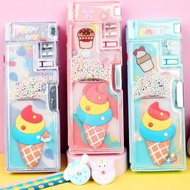 Gratis Ongkir -  Kotak Pensil Case Magnet Untuk Anak Tk & Sd / Kotak Pensil Anak Lengkap Dengan Peru
