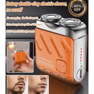 【🔥🔥Hot Sell】Rotary Dual-Ring Electric Shaver Razor/Portable Electric Shaver for Men/Beard Trimmer