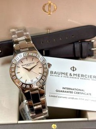 國際保用 二折名仕錶腕錶 真鑽石💎珍珠貝母女裝石英腕表 BAUME & MERCIER WATCH