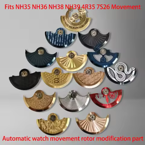 NH35 Movement Automatic Oscilating Weight Hammer Rotor For NH34 NH35 NH36 NH38 4R35 6R 7S Movement M