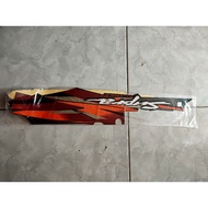 MERAH Supra 1998 98 red striping sticker