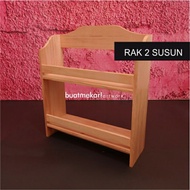 2-Tier Shelf - 37 x 12 x 40 cm