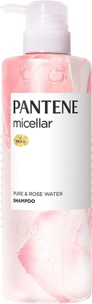 P&G 潘婷 Micellar 無矽靈洗髮精 純淨玫瑰水 泵式 500mL