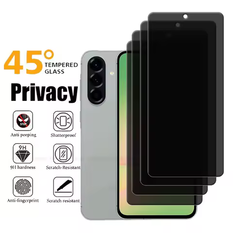 4/3/2/1Pcs For Samsung A56 Glass Samsung Galaxy A56 Tempered Glass 9H HD Glue Anti-Spy Privacy Scree