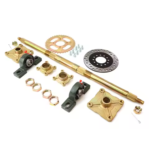 710MM 740MM Rear Axle Assembly with Carrier & Hubs 110cc 125cc 150cc Quad ATV Go karts Dune Buggy 4 