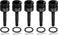 QUARKZMAN 5-Piece 1/2 Inch Drive Socket Spanner Hex Nut Set 9/32 Inch SAE CR-MO Steel 6-Point Socket