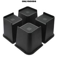 ONLYGOODS 4 Pcs/Set Bed Risers, Support Heavy-Duty Oversized Furniture Risers, Professional 1-6 Inch
