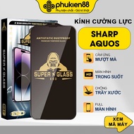 Sharp Aquos Sense 9 / Wish 4 nano-coated tempered glass, impact resistant - PHUKIEN88VN