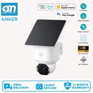 Anker T8173 Eufy SoloCam E42, 4K Security Camera Wireless Outdoor, Solar Powered, AI Motion Tracking