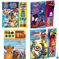 Movie Theater Story Book And Movie Projector : PAW PATROL/Lion King/Spider-Man/Marvel Avengers (Studiofun)