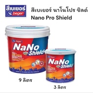 เบเยอร์ สีทาบ้าน สีกึ่งเงา สีขาว เกรด10ปี สีนาโนโปรชิลด์ เป็นสีน้ำอะคลีลิคทาบ้านที่ทนทาน เช็ดล้างทำค
