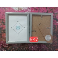 Photo Frame (Glass) 5 7 Silver 7-Inch