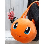 Toysopedia Charmander XL tote bag/go Pokemon bag/Character tote bag/Pokemon Doll bag