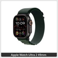 Apple Watch Ultra 2 GPS+LTE 49mm 黑色鈦金屬錶殼配深綠色高山錶環