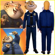 YT2 Zootopia 2 Benjamin Clawhauser role play cosplay cloth Halloween party costume YT2