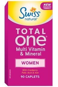 [USA]_Swiss Naturals Total One Women Multivitamin, 90 Caplet