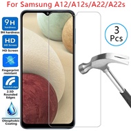 case for samsung a12 a12s a22 a22s 5g cover tempered glass on galaxy a 12 22 12a 22a coque bag samsu