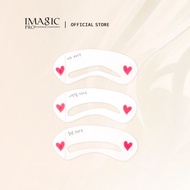 IMAGIC 3pcs/set Eyebrow Card Beauty Eyebrow Stencil Kit DIY Template Tool