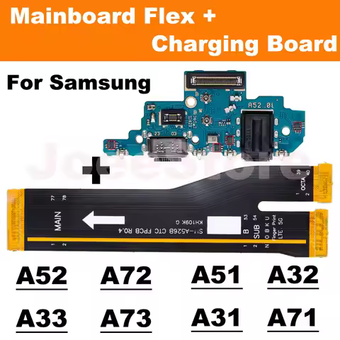 Fast Charger Main Charging Port Board For Samsung A52 A72 A73 A51 A71 A53 A33 A21S Motherboard Conne