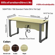150x60cm Square Leg Manager Table SQ82 5 Feet Executive Office Table SQWT 156 Meja Boss