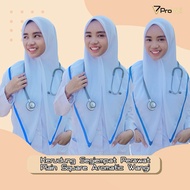 Aromatic Nurse Square Scarf | Free Pouch
