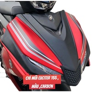 Y16 Y16ZR HORN COVER ACCESSORIES CARBON VIETNAM