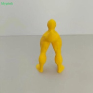 Mypink Muscular Leg Duck, Funny Resin Decor, Cute Animal Figurine, Handmade Duck Statue, Yellow Duck