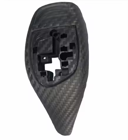 For F30 Dry Matt Carbon Gear Shift Knob Cover Car Gear Knob Gear Shift Cover For Bmw F30 F31 F32 F10