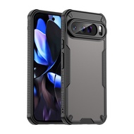 For Google Pixel 9 Pro XL, 8 Pro, 9A 8A Case ELVEV Semi-translucent Matte PC+ Soft TPU Edge Camera L