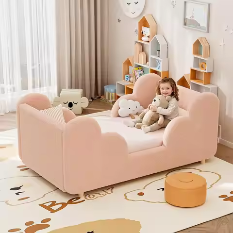 Toddler Bed Frame, Toddler Bed Upholstered, Toddler Floor Bed