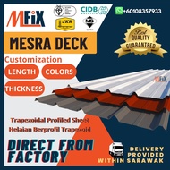 Mesra Deck / Metal zinc Roof Sheet / Atap Zink / Metal Roofing / Zink Kilang /Bumbung | Zink Alloy Coated Steel Roofing