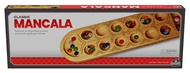 Classic Mancala Game - Features A Full-Sized, Solid Wooden Board with Exquisite Detail Stones by Pre