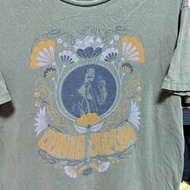B00083 Chest 44 Length 29" Janis Joplin Second-Hand T-Shirt Vintage Brand Cartoon Band Fun Pattern G