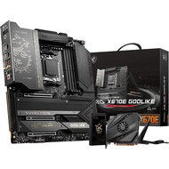 MSI X670E GAMING PLUS WIFI ATX Motherboard for AMD Ryzen 7000/9000 Series with Premium White-Silver 