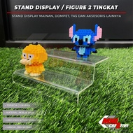 2-Tier Acrylic Figure Display Stander - 2-Tier Acrylic Action Figure Display Stand - 2-Tier Figure S