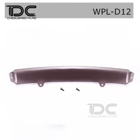 Upgrade for 1/10 WPL D12 Sun Hat Rain File Acrylic Transparent Black Truck Parts Voitur 1/10 RC Car 