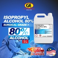 ♗Hand Sanitizer Isopropyl Alchohol IPA 75 80 5L Rubbing Alcohol Wipe Disinfectant Liquid Sanitizer Spray 消毒 医用酒精 異丙醇✼