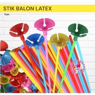(5pc) Balloon stick - Unit - latex Balloon stick - Balloon stick