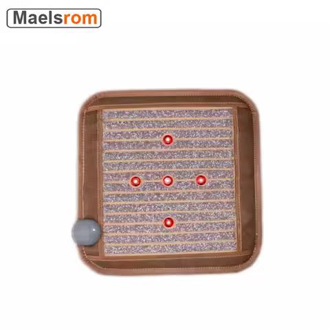 Far Infrared Photon Therapy Magnetic Bio Amethyst Heating Mat Negative Ion Gemstone Stone Massage Ma