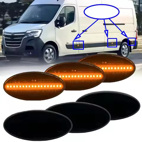 LED Amber Side Maker Lamp For Renault Master MK3 Van Nissan NV400 Van 2012- Opel Movano MK2 2011- OE