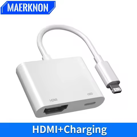 1080P HD HDMI-Compatible Projection Cable Adapter Audio Sync Screen Connector For Lightning To HDMI-